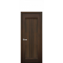 Двери межкомнатные Liberty doors LIGHT Рейс blk 600х2000 мм Дуб шоколадный Киев