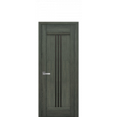 Двери межкомнатные Liberty doors LIGHT Рейс blk 600х2000 мм Дуб графит Киев