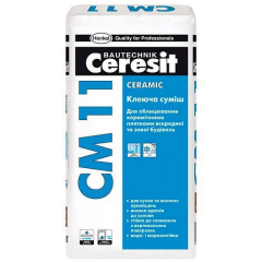 Клей Ceresit CM 11 для керамической плитки 25 кг Черкассы