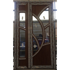 Двері металопластикові 1250х2150 мм золотий дуб Київ