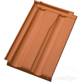 Керамическая черепица JACOBI D10 Натуральный красный