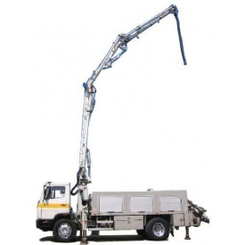 Аренда автобетононасоса Putzmeister длина стрелі 16 метров, заказ на смену 8 часов