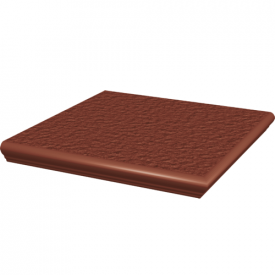 Ступень клинкерная с капиносом угловая Paradyz Natural Rosa DURO 33x33 см