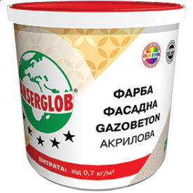 Краска структурная Anserglob Gazobeton акриловая 28 кг