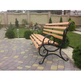 Лавка кована Ручна робота XXI Століття з поручнями 1,75 м