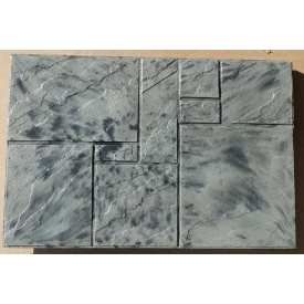 Комплект фасадной плитки Rocky Цокольная плита 10 мм серый
