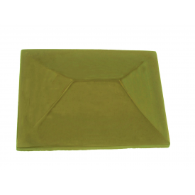 Кришка ковпак для забору Китай жовта 310х430 мм