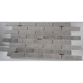 Термопанель з фасадною плиткою керамограніт Golden Tile BrickStyle Seven Tones 1000x600 мм сіра
