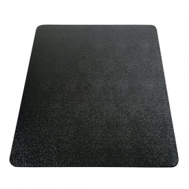 Захисний килимок з полікарбонату Clear Style Black 92х122см чорний прямокутний