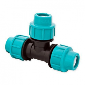 Тройник зажимной STR 63х63х63