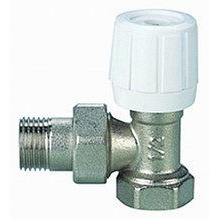 Кран радиаторный SOLOMON угловой 1/2" ВН с накидной гайкой под вентиль