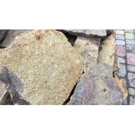 Рваний камінь Alex Group Закарпатський андезит 4,5 см оливково-сірий