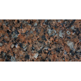 Гранитная плитка Межиричского полированная 300х600х20 мм коричневая