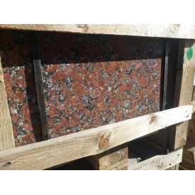 Гранітна плитка полірована Капустянського родовища 300х600х20 мм