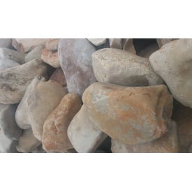 Галька річкова велика Валун 200-400 мм сіра