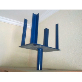 Корона для стійки Гарант сталь синя