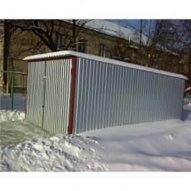 Гараж з профнастилу 0,5 мм 6х3х2 м