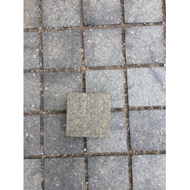 Бруківка пиляна термо Габро 100x100x50 мм чорна