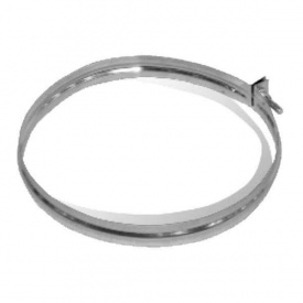 Хомут димохідний вузький нерж 300 0.6 мм