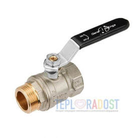 Кульовий кран General Fittings НВ Standart, ручка 1