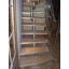 Модульная лестница Триумф Запад с металлическими перилами и деревянными ступенями Полтава