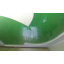 Натяжна стеля глянцева 0,17 мм біло-зелений Київ