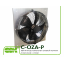 Осьовий вентилятор канальний монтаж пластиною до стіни C-OZA-P-020-4-220 Київ