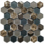 Мозаїка мармур скло VIVACER SB04, 4,8х5,5 см Київ