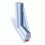 Балкон г-образный OPEN TECK Standard 60 с однокамерным стеклопакетом 1400x2800x800 мм Киев