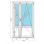 Балконные двери VIKNAR'OFF Classic Line 400 с 1-камерным стеклопакетом 1,2x2м Херсон