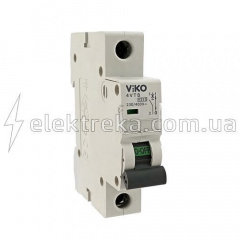 Автоматичний вимикач VIKO 1P 40A 4.5 кА 230/400В тип С Дніпро