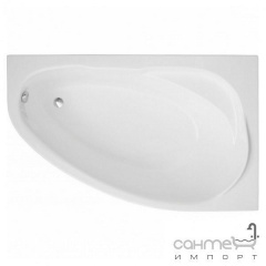 Асиметрична ванна Polimat Marea 160x100 P 00532 біла права Житомир