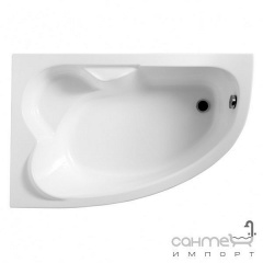 Ассиметричная ванна Polimat Noel 140x80 L 00852 белая левая Черкассы
