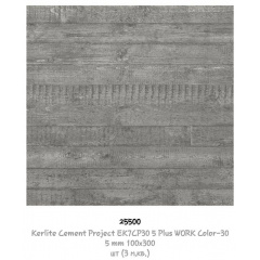 Плитка для пола Kerlite Cement Project EK7CP30 5 Plus WORK Color-30 5 мм 100x300 мм Киев