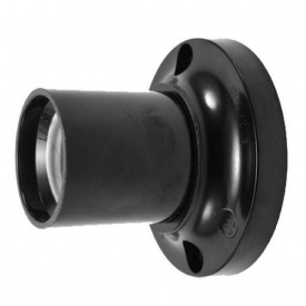 Патрон Е27 настенный прямой карболит