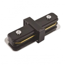 Коннектор прямой для шинопровода однофазный черный LD1000 Feron