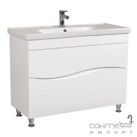 Підлогова Тумба з умивальником Аква Родос Альфа 100