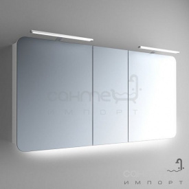 Дзеркальна шафка з LED підсвічуванням Marsan Adele 5 650х1300 графіт