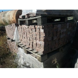 Брусчатка пилено-колотая Капустянского месторождения 100x100x50 мм