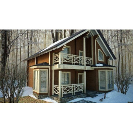 Будинок з профільованого бруса 12х8 м