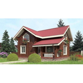 Будинок з профільованого бруса 9х10 м