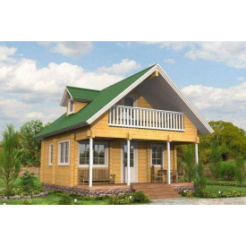 Будинок з профільованого бруса 6х7 м