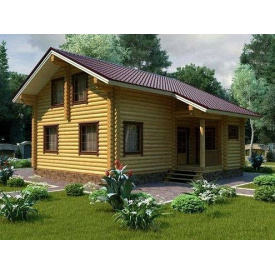 Будівництво будинку з оцилиндрованного колоди 9х9 м