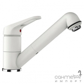 Змішувач для кухні з висувним виливом Schock Cosmo 525120 емаль в кольорі Cristalite 58 sabbia