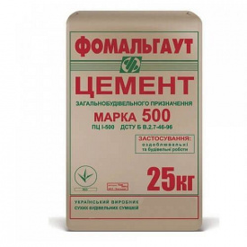 Цемент М500 Д0 25 кг Фомальгаут-Полімін