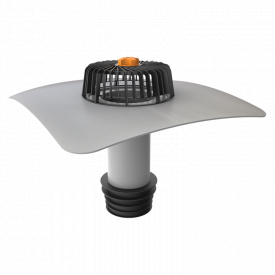 Ремонтна воронка вертикальна з привареним фартухом з ПВХ-мембрани