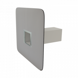 Аварийный перелив квадратного сечения с приваренным фартуком из ПВХ-мембраны