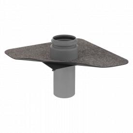 Проходка через пароізоляцію з привареним бітумним фартухом