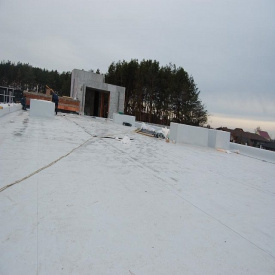 Укладка кровельной пвх мембраны