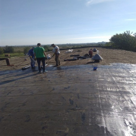 Гідроізоляція м'якої покрівлі з руберойду